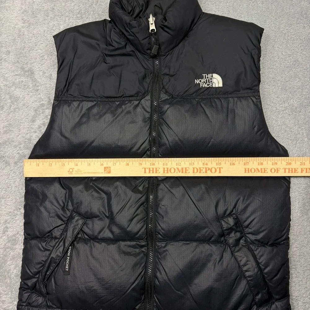 Vintage The North Face Puffer Down Nuptse Vest Mens L Black Stow Pocket Gore Tex